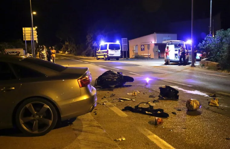 U prometnoj nesreći kod &Scaron;ibenika poginuo motociklist