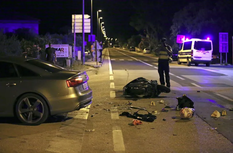 U prometnoj nesreći kod &Scaron;ibenika poginuo motociklist