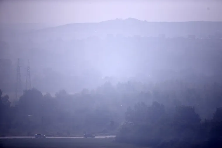 Novi Zagreb u sumaglici nakon požara na Jaku&scaron;evcu