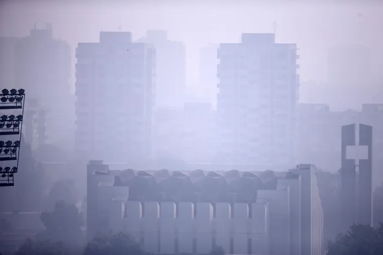 Novi Zagreb u sumaglici nakon požara na Jaku&scaron;evcu