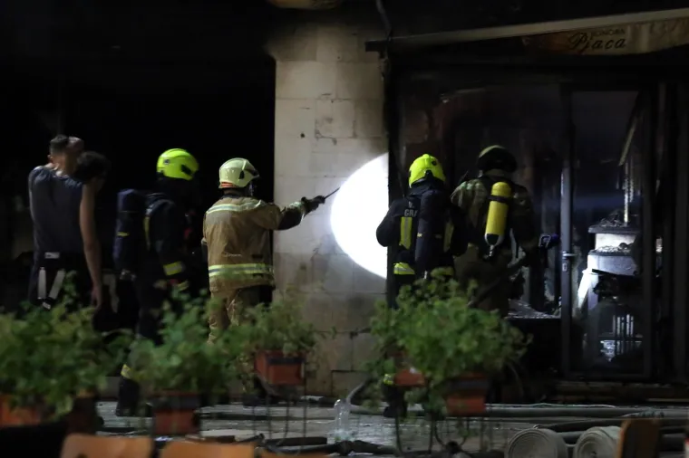 Požar u restoranu u centru Splita, gosti čuli eksplozije i bježali u panici