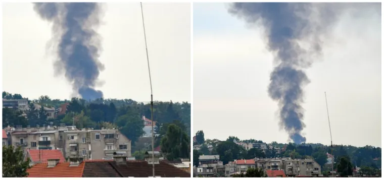 Novi požar otpada u Zagrebu: Gusti dim nadvio se nad Mirogojem!