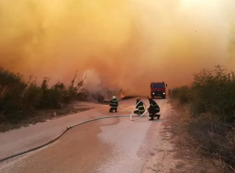 &Scaron;ibenik, požar