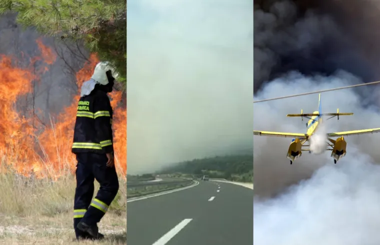 Požar kod &Scaron;ibenika