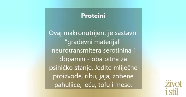 Hrana utječe i na psihu: Ovi nutrijenti čuvaju živce i mentalno zdravlje