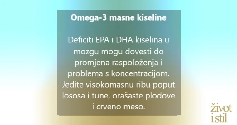 Hrana utječe i na psihu: Ovi nutrijenti čuvaju živce i mentalno zdravlje