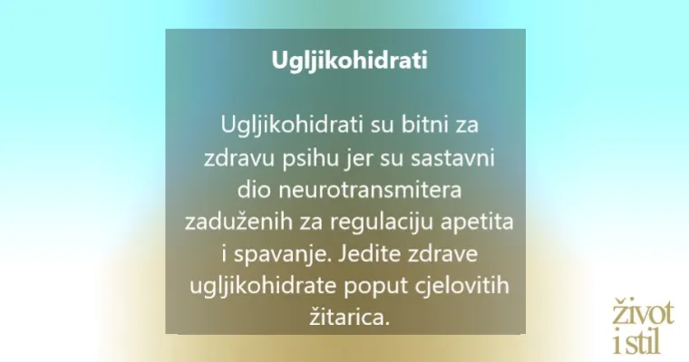 Hrana utječe i na psihu: Ovi nutrijenti čuvaju živce i mentalno zdravlje