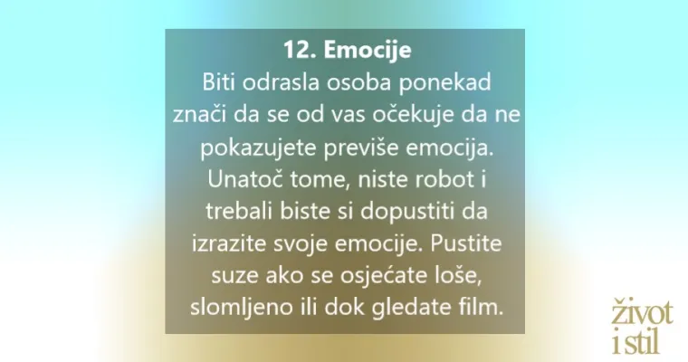 14 stvari zbog kojih biste se trebali prestati sramiti