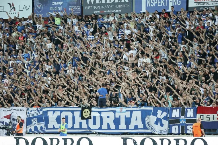 OSIJEK JUNAČKI PAO: Tužna su bila lica, iako su zaslužili i dobili pljesak