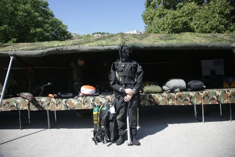 Taktičko tehnički zbor naoružanja i opreme na parkirali&scaron;tu kod Autobusnog kolodvora, povodom proslave Dana pobjede i domovinske zahvalnosti te Dana hrvatskih branitelja