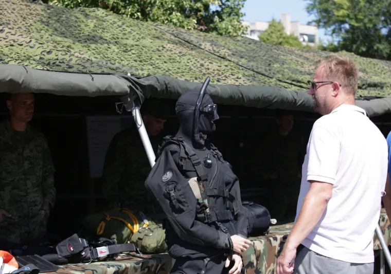 Taktičko tehnički zbor naoružanja i opreme na parkirali&scaron;tu kod Autobusnog kolodvora, povodom proslave Dana pobjede i domovinske zahvalnosti te Dana hrvatskih branitelja