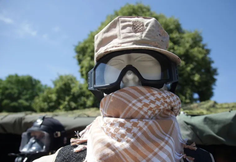 Taktičko tehnički zbor naoružanja i opreme na parkirali&scaron;tu kod Autobusnog kolodvora, povodom proslave Dana pobjede i domovinske zahvalnosti te Dana hrvatskih branitelja