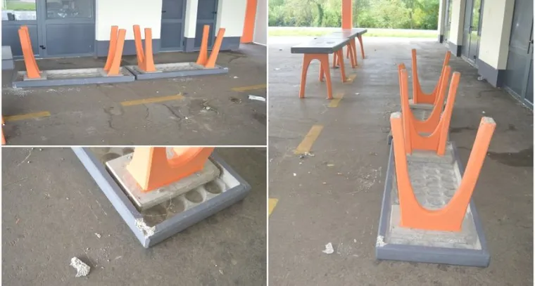 Tko razbija po tržnici u Kotoribi? 'Ovo nije slučajno. Klupe su teže od 200 kg'