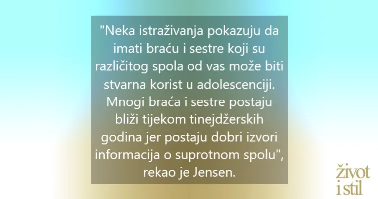 Znate li da ste zbog svoje sestre bolja osoba?