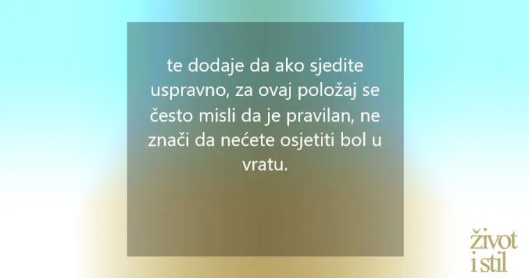8 razloga za&scaron;to vas boli vrat i &scaron;to učiniti u vezi s tim