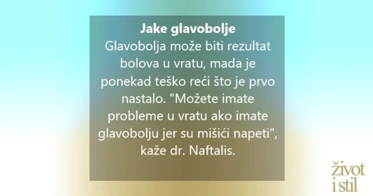 8 razloga za&scaron;to vas boli vrat i &scaron;to učiniti u vezi s tim