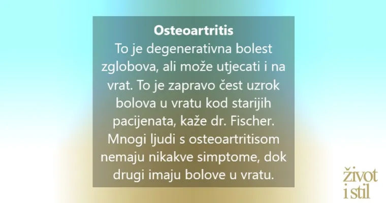 8 razloga za&scaron;to vas boli vrat i &scaron;to učiniti u vezi s tim