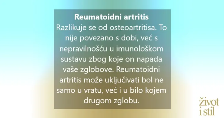 8 razloga za&scaron;to vas boli vrat i &scaron;to učiniti u vezi s tim