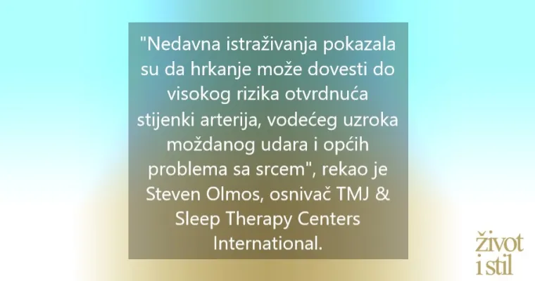 8 neočekivanih razloga zbog kojih biste mogli hrkati