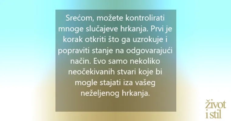 8 neočekivanih razloga zbog kojih biste mogli hrkati