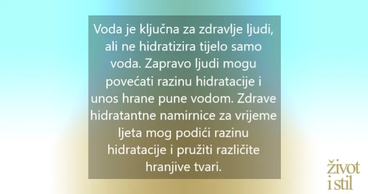 12 namirnica za blistavu kožu: Krastavci, tikvice, lubenica...