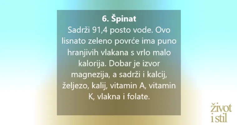 12 namirnica za blistavu kožu: Krastavci, tikvice, lubenica...