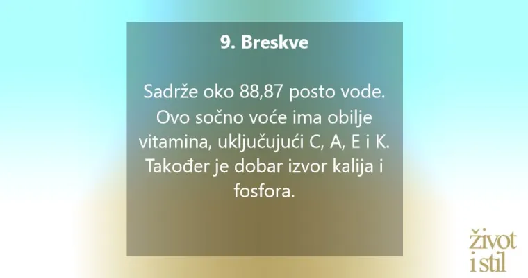 12 namirnica za blistavu kožu: Krastavci, tikvice, lubenica...