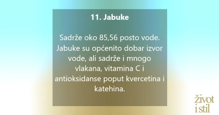 12 namirnica za blistavu kožu: Krastavci, tikvice, lubenica...