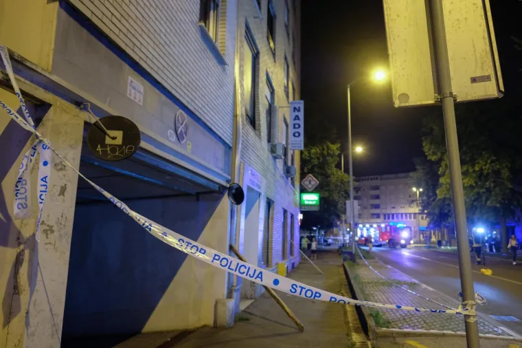 Urušavanje fasade u zagrebačkoj Kranjčevićevoj ulici