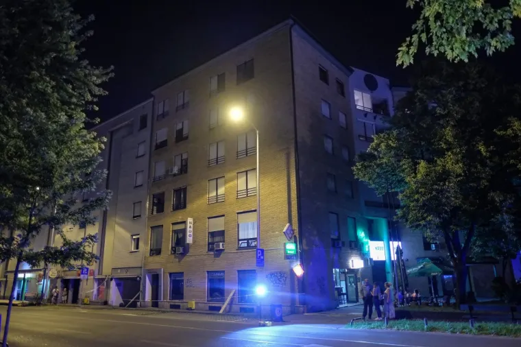 Urušavanje fasade u zagrebačkoj Kranjčevićevoj ulici