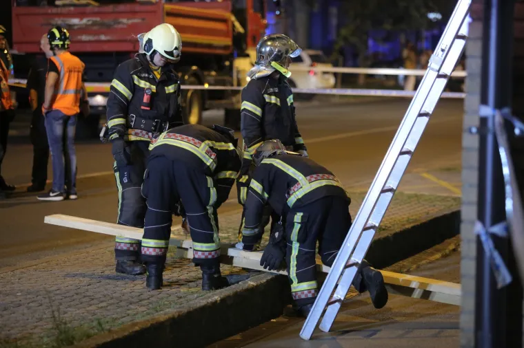 Uru&scaron;avanje fasade u zagrebačkoj Kranjčevićevoj ulici