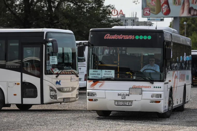 Stali autobusi, vozači upozorili: 'Imamo 3800 kuna plaću i sad se svi čude &scaron;to idemo van'