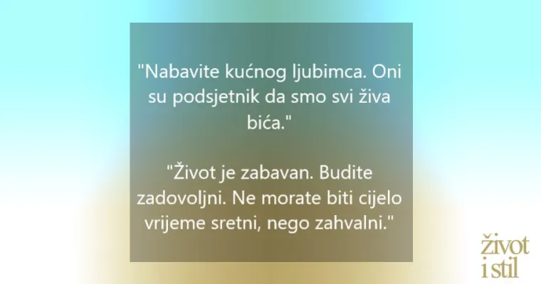 30 fantastičnih savjeta 100-godi&scaron;njaka za dug i sretan život