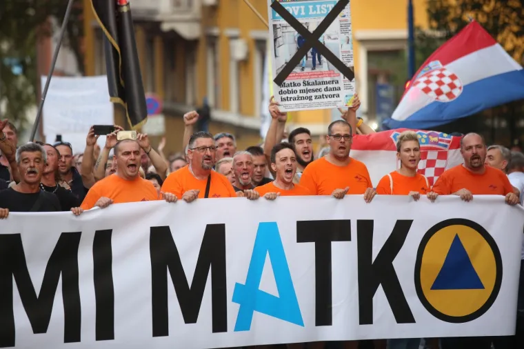 U Rijeci održan prosvjed potpore Matku &Scaron;kalameri: 'Danas on, sutra može biti netko drugi'