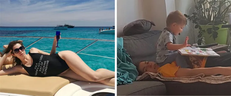Koliko se život promijeni nakon što imaš djecu? Ako je suditi po ovim fotografijama; previše