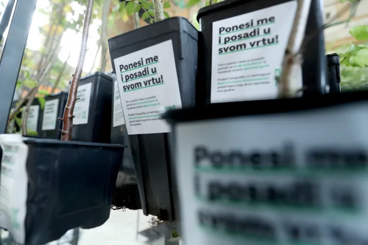 Na Na zagrebačkom Glavnom kolodvoru organizirana akcija 'Plant for future'