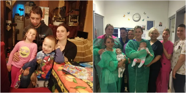 Sijamske blizanke, roditelji