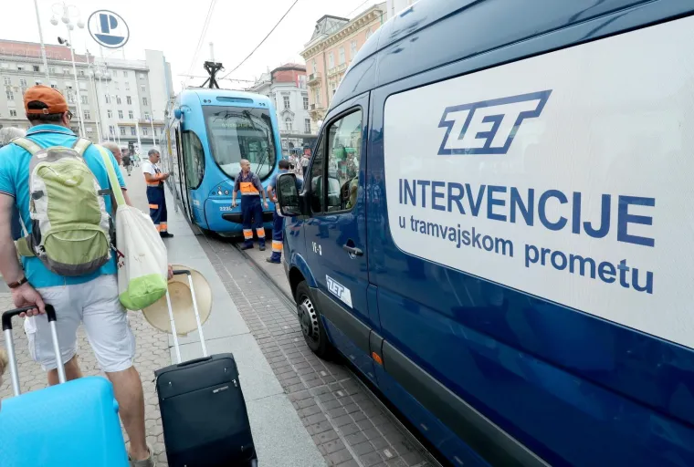 Zbog kvara tramvaja na Trgu bana Jelačića nastale gužve u centru Zagreba