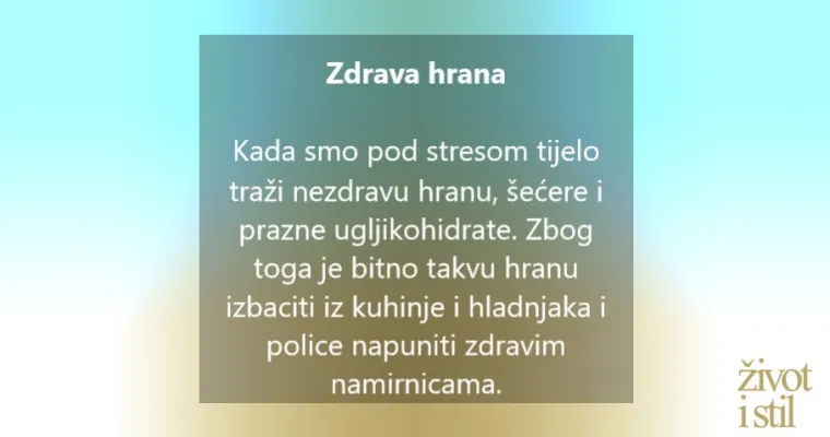 Kako se nositi s kroničnim stresom i neutralizirati njegov &scaron;tetni učinak na organizam?
