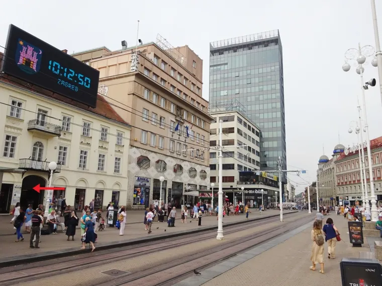 Trg bana Josipa Jelačića 15, Zagreb, poslovni prostor od 33,33 kvadrata, početne mjesečne cijene 1806,82 kune