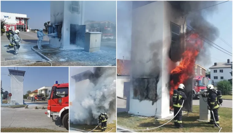 Vatrogasne sirene u Maloj Subotici: Zapalila se trafostanica, građani bez struje