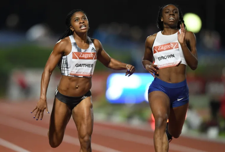 03.09.2019., SRC Mladost, Zagreb - IAAF World Challenge Zagreb 2019. - 69. memorijal Borisa Hanzekovica. BROWN Brittany, GAITHER Tynia  Photo: Josip Regovic/PIXSELL