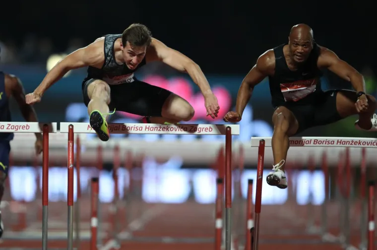 03.09.2019., SRC Mladost, Zagreb - IAAF World Challenge Zagreb 2019. - 69. memorijal Borisa Hanzekovica. SHUBENKOV Sergey , ALKANA Antonio Photo: Igor Kralj/PIXSELL