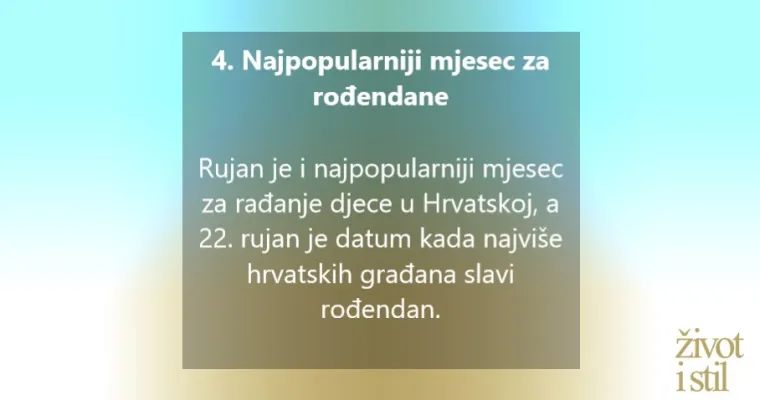 U rujnu se rađa najvi&scaron;e djece u Hrvatskoj: 6 razloga za&scaron;to su ove bebe posebne