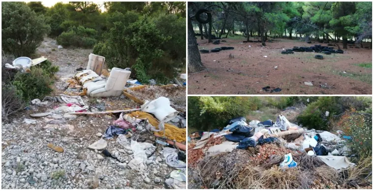 Velike količine smeća! Ovako izgleda okoli&scaron; na samo desetak metara od plaže