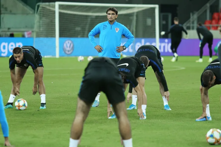 05.09.2019., stadion Anton Malatinsky, Trnava, Slovacka - Trening hrvatske nogometne reprezentacije uoci kvalifikacijske utakmice 4. kola skupine E za Europsko prvenstvo protiv Slovacke. Zlatko Dalic Photo: Davor Javorovic/PIXSELL
