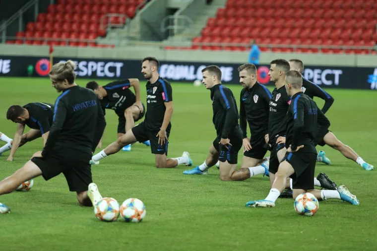 05.09.2019., stadion Anton Malatinsky, Trnava, Slovacka - Trening hrvatske nogometne reprezentacije uoci kvalifikacijske utakmice 4. kola skupine E za Europsko prvenstvo protiv Slovacke. Photo: Davor Javorovic/PIXSELL