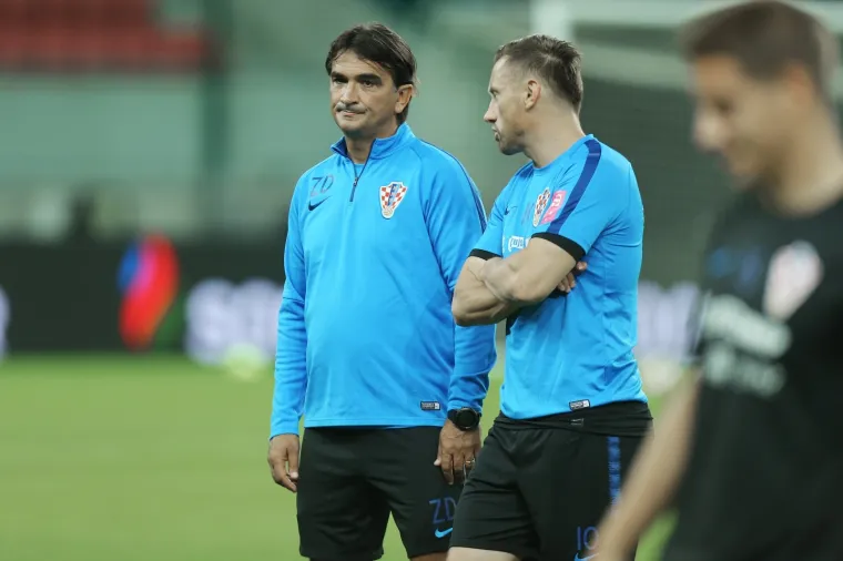 05.09.2019., stadion Anton Malatinsky, Trnava, Slovacka - Trening hrvatske nogometne reprezentacije uoci kvalifikacijske utakmice 4. kola skupine E za Europsko prvenstvo protiv Slovacke. Zlatko Dalic Photo: Davor Javorovic/PIXSELL