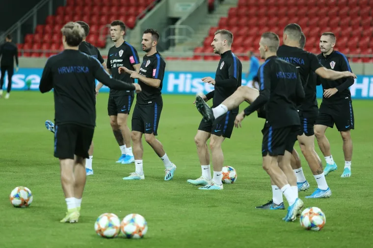 05.09.2019., stadion Anton Malatinsky, Trnava, Slovacka - Trening hrvatske nogometne reprezentacije uoci kvalifikacijske utakmice 4. kola skupine E za Europsko prvenstvo protiv Slovacke. Photo: Davor Javorovic/PIXSELL