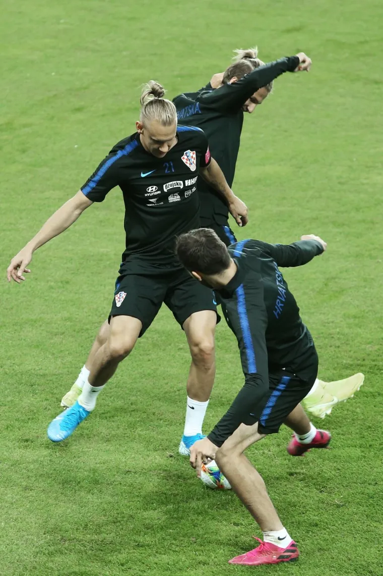 05.09.2019., stadion Anton Malatinsky, Trnava, Slovacka - Trening hrvatske nogometne reprezentacije uoci kvalifikacijske utakmice 4. kola skupine E za Europsko prvenstvo protiv Slovacke. Domagoj Vida Photo: Davor Javorovic/PIXSELL